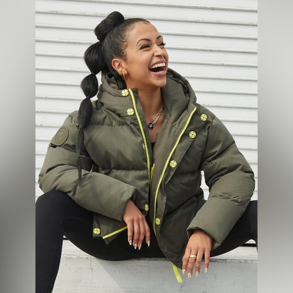 Fabletics | Jean Convertible Puff Jacket - Croppe… - image 4